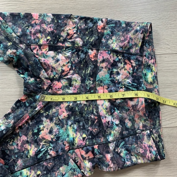 Lululemon Fast & Free Leggings Crop II *Nulux 19" Dappled Daze Multi - Picture 13 of 16